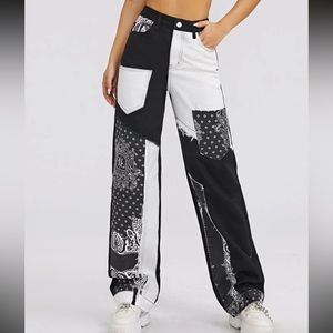 Women’s Patchwork Jeans